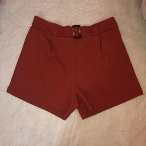 Orange Red shorts